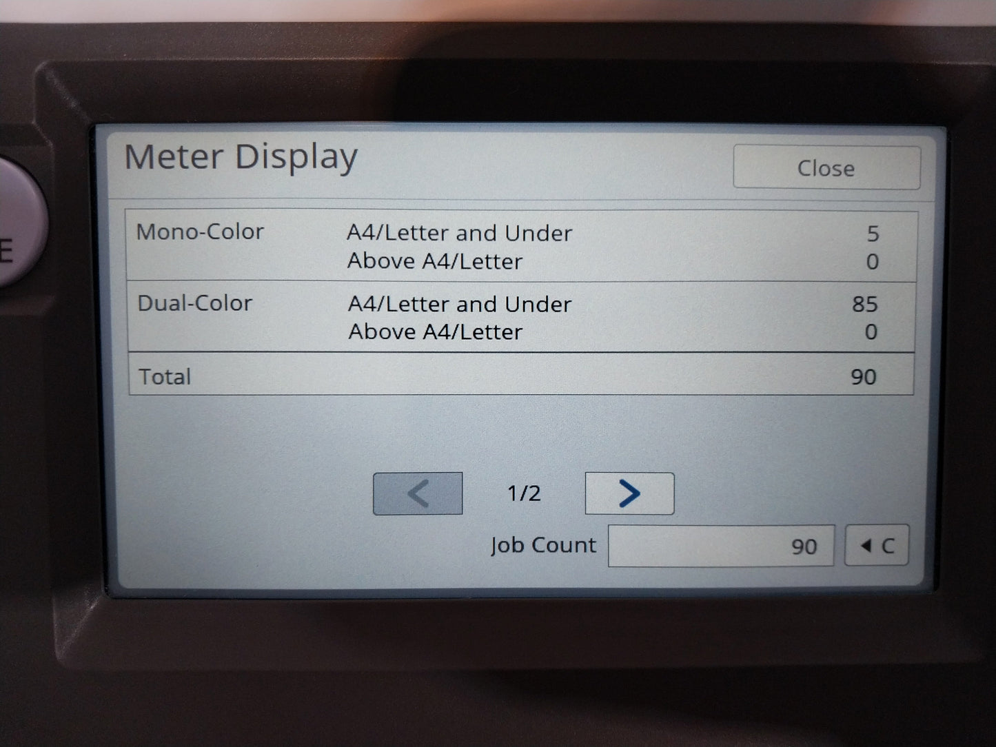 Riso MH9450 Two-Color/Single-Pass Digital Duplicator with Black Drum, Red Drum and Stand!