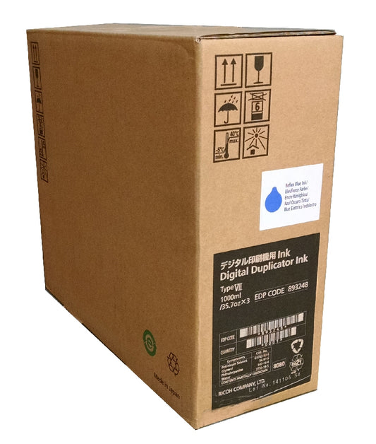 Ricoh HQ7000 Genuine Reflex Blue Ink