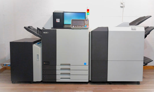Riso ComColor GL7430 Full-Color Inkjet Printer with a High-Capacity Feeder, Fiery Controller and Booklet Finisher