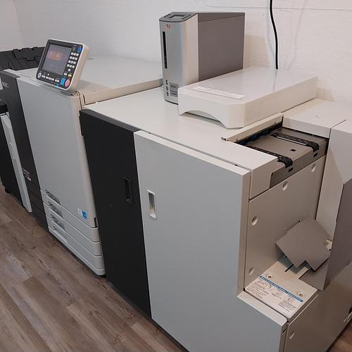 Riso ComColor GD7330 Full Color Inkjet Printer with High-Capacity Feeder, Envelope Wrapping Finisher and Fiery Controller
