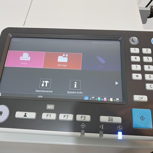 Riso ComColor GD7330 Full Color Inkjet Printer with Right Side Wide Stacking Tray