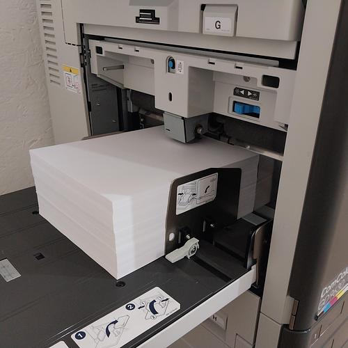 Riso ComColor GD9630 Full Color Inkjet Printer with Perfect Binder Booklet Maker!