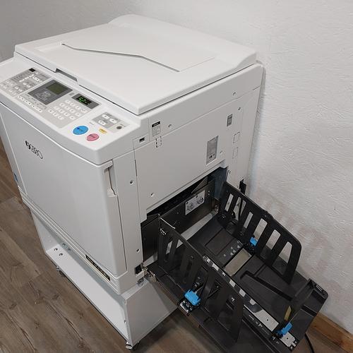 Riso SF5130 Digital Duplicator with USB Print, Black Drum and Stand. Only 28K Prints!