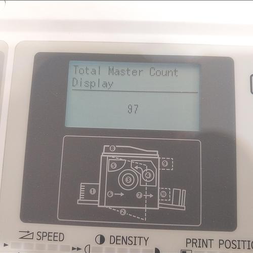 Riso SF5130 Digital Duplicator with USB Print, Black Drum and Stand. Only 9K Prints!