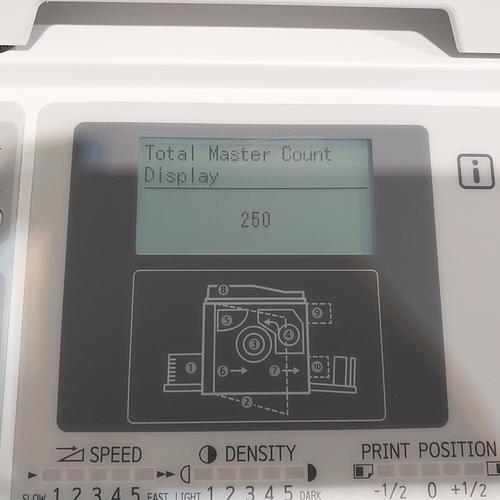 Riso SF5130 Digital Duplicator with USB Print, Black Drum and Stand. Only 92K Prints!