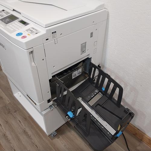Riso SF5130 Digital Duplicator with USB Print, Black Drum and Stand. Only 92K Prints!