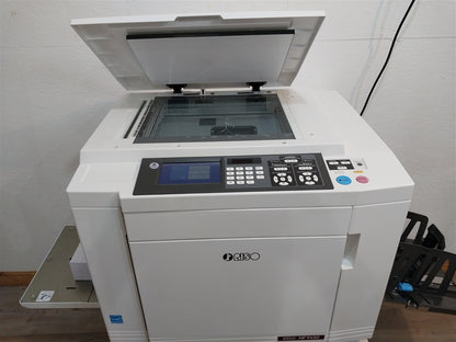 Riso MF9450 2-Color/1-Pass Digital Duplicator with Network Print and 3 Print Cylinders!