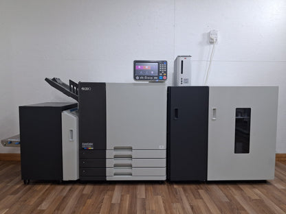 New Riso ComColor GD7330 Full Color Inkjet Printer with a New Fiery Controller, High-Capacity Feeder and High-Capacity Stacker