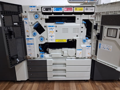 New Riso ComColor GD7330 Full Color Inkjet Printer with a New Fiery Controller, High-Capacity Feeder and High-Capacity Stacker