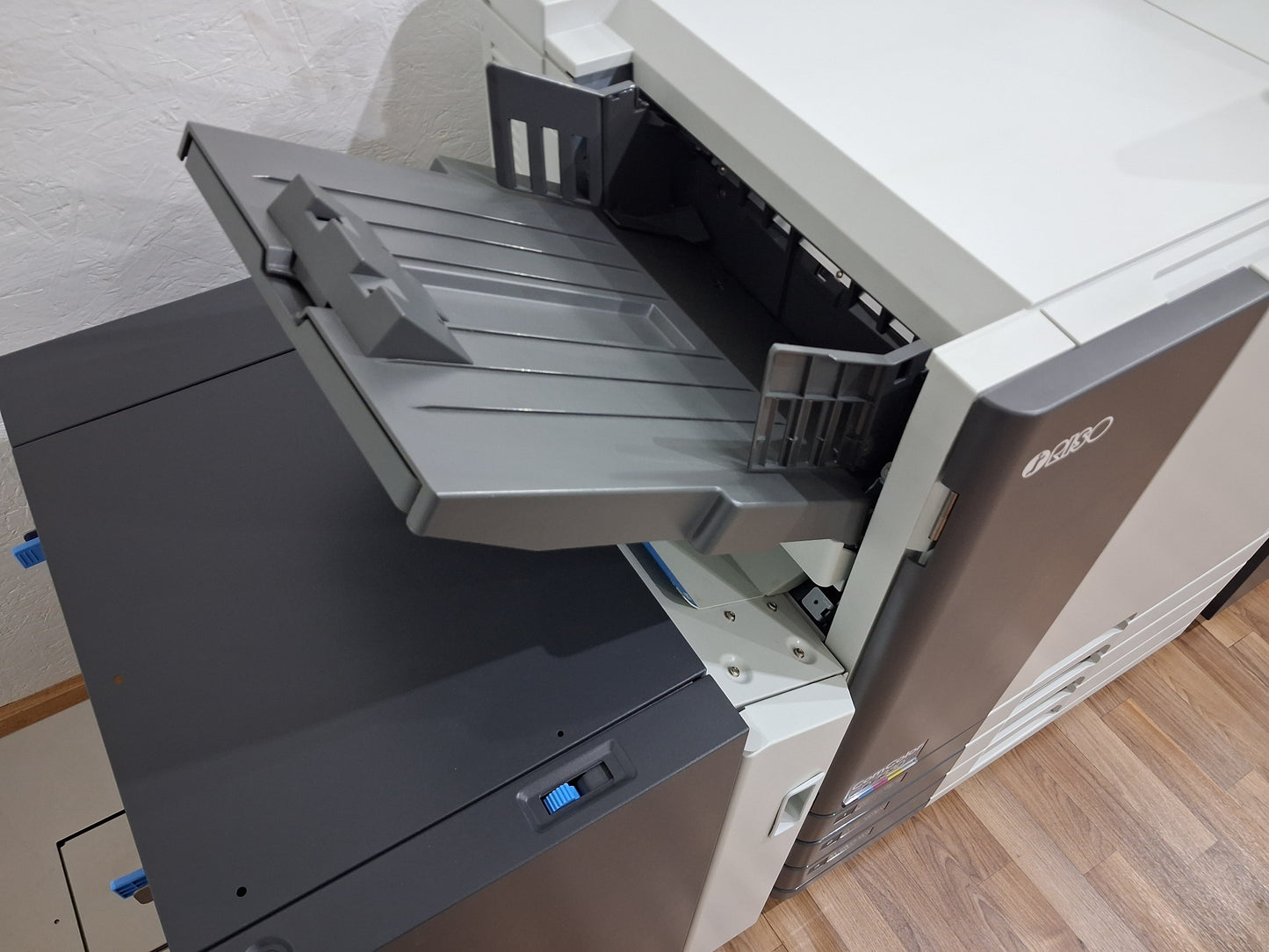 New Riso ComColor GD7330 Full Color Inkjet Printer with a New Fiery Controller, High-Capacity Feeder and High-Capacity Stacker