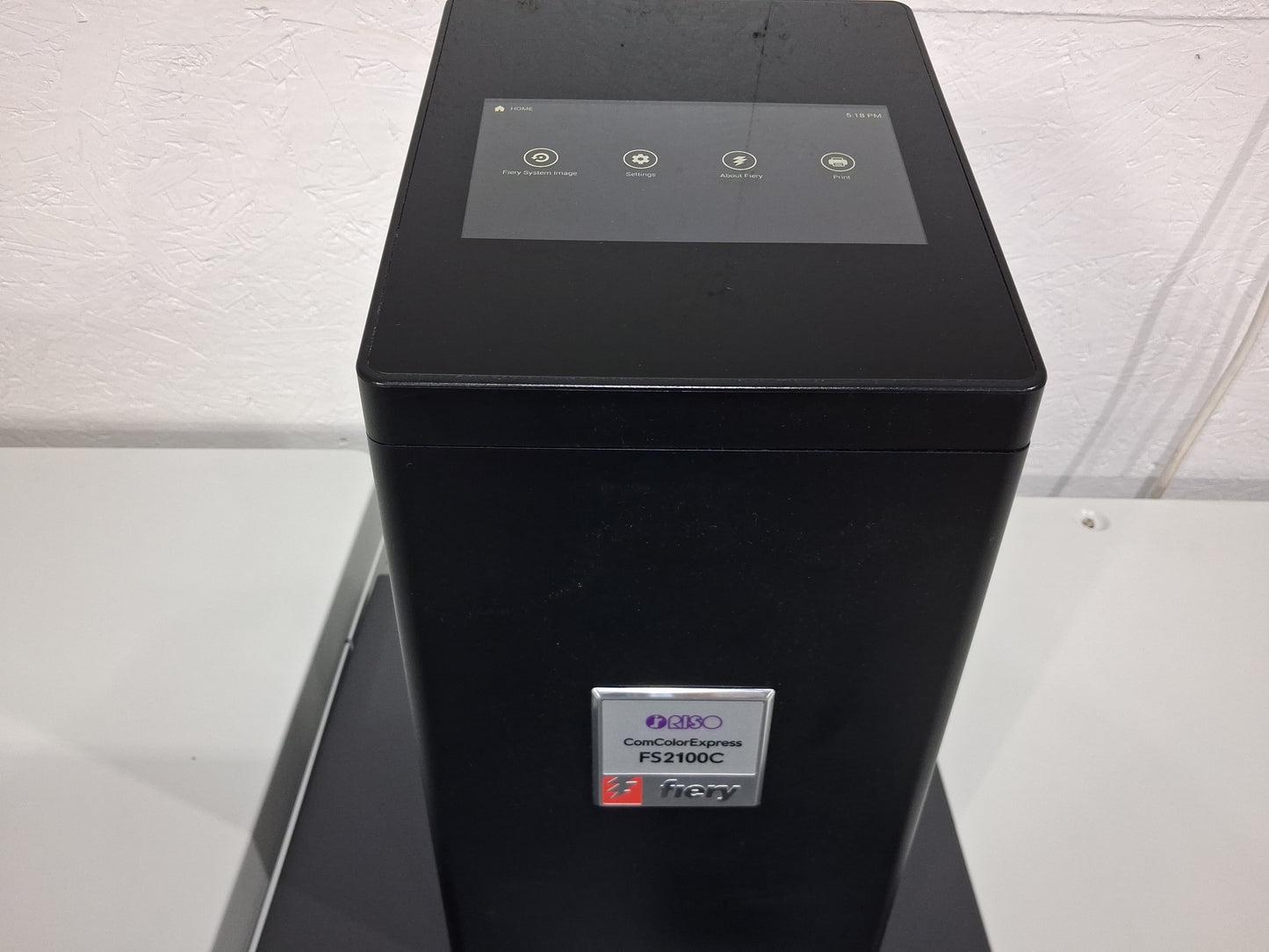 Riso ComColor GL7430 Full Color Inkjet Printer with a High-Capacity Feeder, High-Capacity Stacker, Face Down Finisher and Fiery Controller