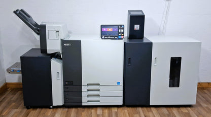 Riso ComColor GL7430 Full Color Inkjet Printer with a High-Capacity Feeder, High-Capacity Stacker, Face Down Finisher and Fiery Controller
