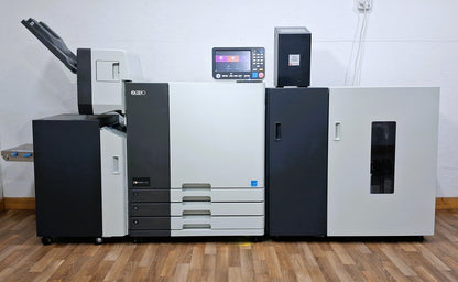 Riso ComColor GL7430 Full Color Inkjet Printer with a High-Capacity Feeder, High-Capacity Stacker, Face Down Finisher and Fiery Controller
