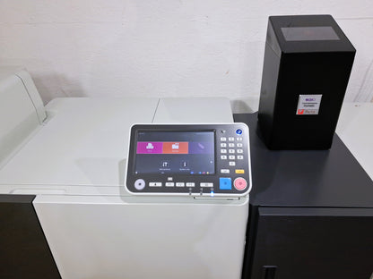Riso ComColor GL7430 Full Color Inkjet Printer with a High-Capacity Feeder, High-Capacity Stacker, Face Down Finisher and Fiery Controller