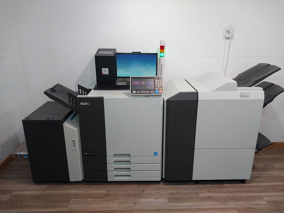 Riso ComColor GL7430 Full-Color Inkjet Printer with a High-Capacity Feeder, Fiery Controller and Booklet Finisher