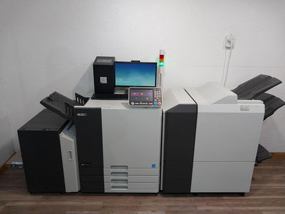 Riso ComColor GL7430 Full-Color Inkjet Printer with a High-Capacity Feeder, Fiery Controller and Booklet Finisher