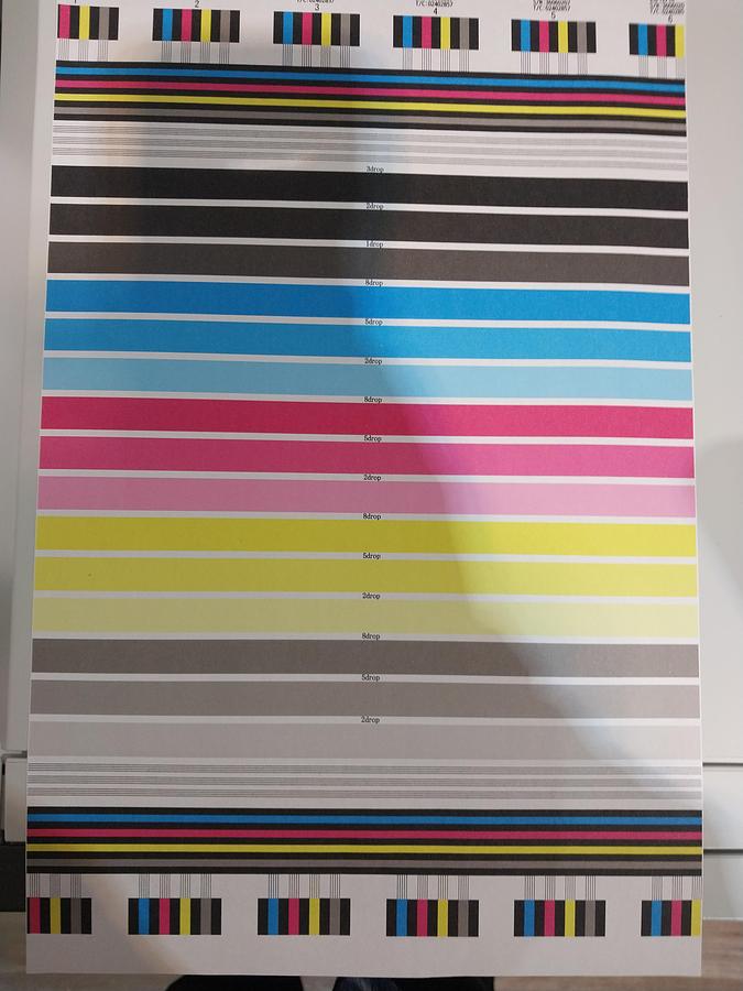 Riso ComColor GL7430 Full-Color Inkjet Printer. Configured with a High-Capacity Feeder, FS2100c Fiery Controller, and Wide Stacking Tray