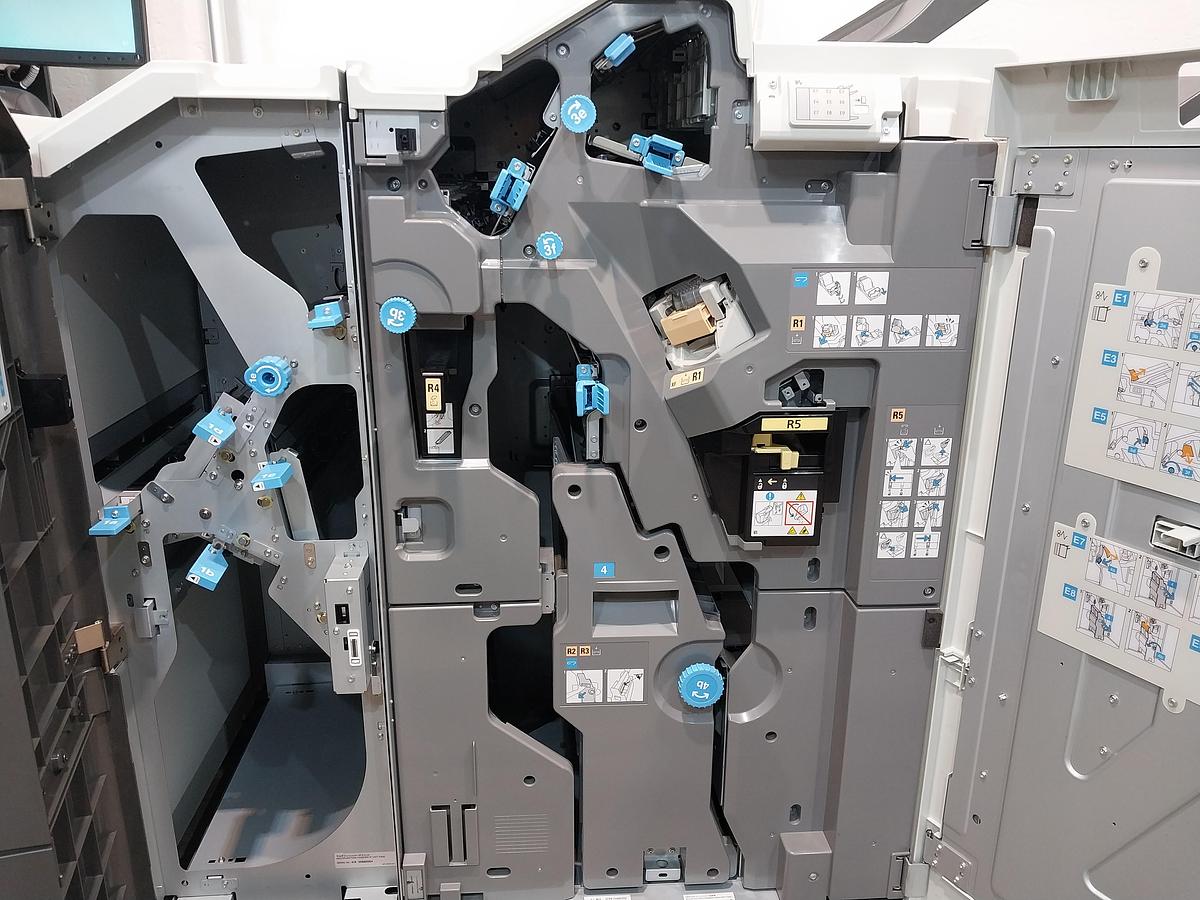 Riso ComColor GL7430 Full-Color Inkjet Printer with a High-Capacity Feeder, Fiery Controller and Booklet Finisher