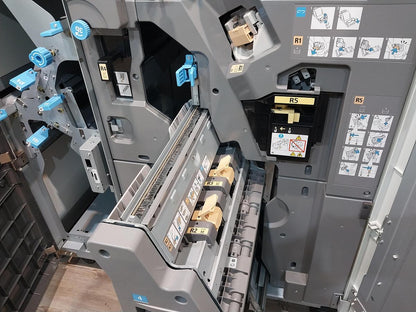 Riso ComColor GL7430 Full-Color Inkjet Printer with a High-Capacity Feeder, Fiery Controller and Booklet Finisher