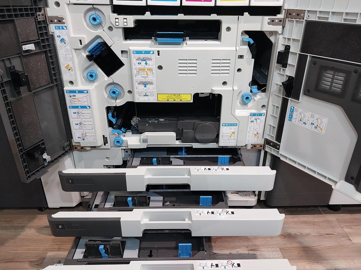Riso ComColor GL7430 Full-Color Inkjet Printer with a High-Capacity Feeder, Fiery Controller and Booklet Finisher
