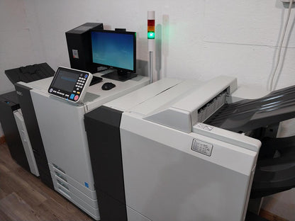 Riso ComColor GL7430 Full-Color Inkjet Printer with a High-Capacity Feeder, Fiery Controller and Booklet Finisher