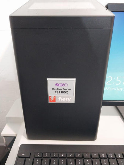 Riso ComColor GL7430 Full-Color Inkjet Printer with a High-Capacity Feeder, Fiery Controller and Booklet Finisher