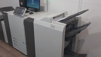 Riso ComColor GL7430 Full-Color Inkjet Printer with a High-Capacity Feeder, Fiery Controller and Booklet Finisher