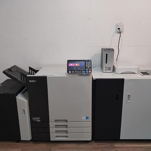 Riso ComColor GD7330 Full Color Inkjet Printer with High-Capacity Feeder, Envelope Wrapping Finisher and Fiery Controller