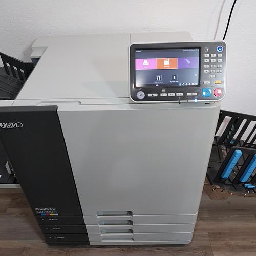 Riso ComColor GD7330 Full Color Inkjet Printer with Right Side Wide Stacking Tray