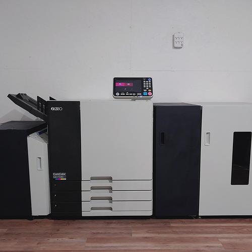 Riso ComColor GD7330 Full Color Inkjet Printer with High-Capacity Feeder and High-Capacity Stacker!