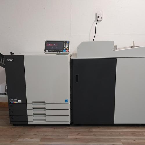 Riso ComColor GD9630 Full Color Inkjet Printer with Perfect Binder Booklet Maker!