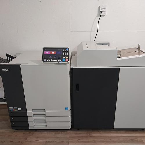 Riso ComColor GD9630 Full Color Inkjet Printer with Perfect Binder Booklet Maker!