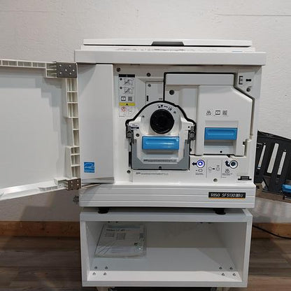 Riso SF5130 Digital Duplicator with USB Print, Black Drum and Stand. Only 93K Prints!
