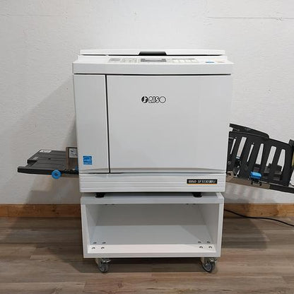 Riso SF5130 Digital Duplicator with USB Print, Black Drum and Stand. Only 28K Prints!