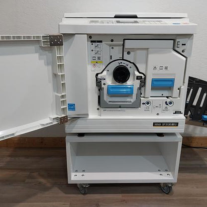 Riso SF5130 Digital Duplicator with USB Print, Black Drum and Stand. Only 28K Prints!