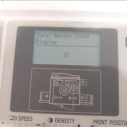 Riso SF5130 Digital Duplicator with USB Print, Black Drum and Stand. Only 9K Prints!