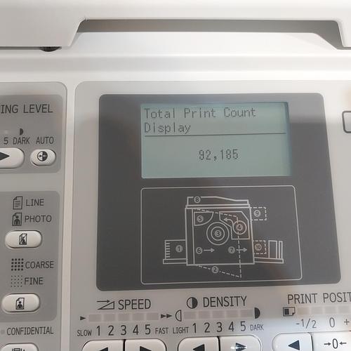 Riso SF5130 Digital Duplicator with USB Print, Black Drum and Stand. Only 92K Prints!