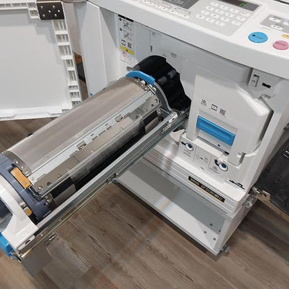 Riso SF5130 Digital Duplicator with USB Print, Black Drum and Stand. Only 92K Prints!