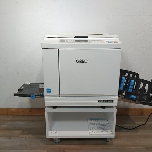 Riso SF5450 Digital Duplicator with Black Drum and Stand