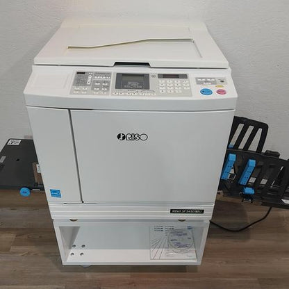 Riso SF5450 Digital Duplicator with Black Drum and Stand