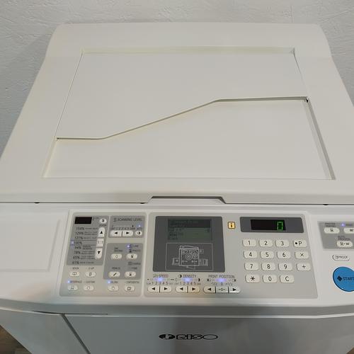 Riso SF5450 Digital Duplicator with Black Drum and Stand