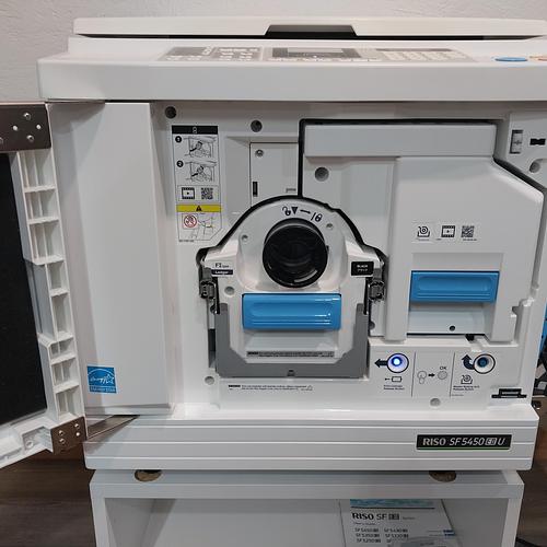 Riso SF5450 Digital Duplicator with Black Drum and Stand
